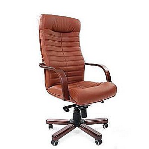 Chairman 480 WD (Экокожа коричневая) Кресло руководителя