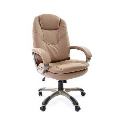 Chairman 668 (Экокожа бежевая) Кресло руководителя