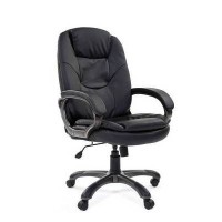 Chairman 668 (Экокожа черная) Кресло руководителя