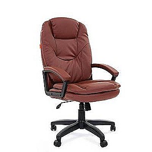 Chairman 668 LT (Экокожа коричневая) Кресло руководителя