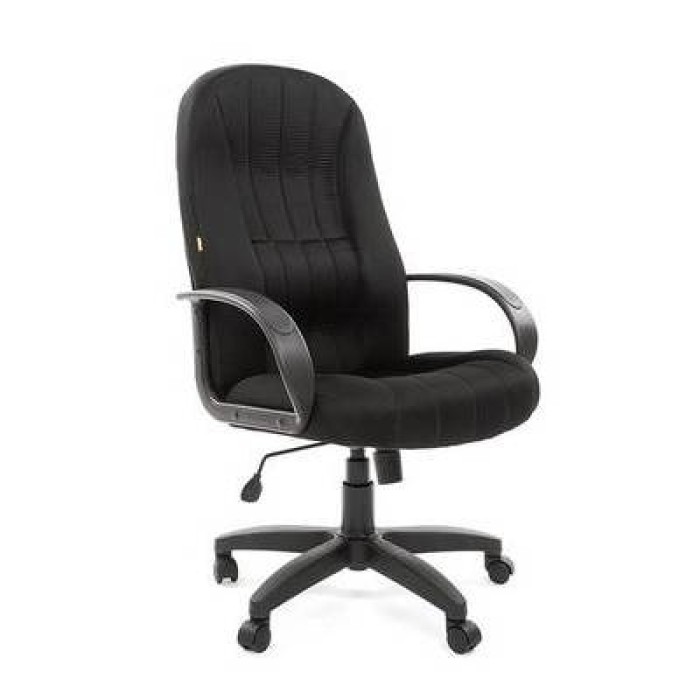 Chairman 685 Кресло руководителя в черной ткани TW-11