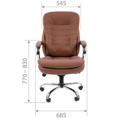 Chairman 795 (Кожа коричневая) Кресло руководителя