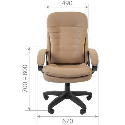 Chairman 795 LT (Экокожа бежевая) Кресло руководителя