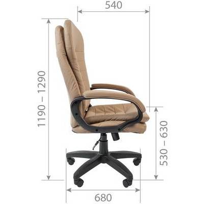 Chairman 795 LT (Экокожа бежевая) Кресло руководителя