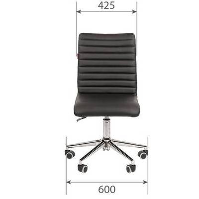 Chairman 020 (Экокожа черная) Офисное кресло