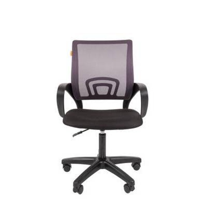 Chairman 696 LT Офисное кресло, черная ткань, сетка серая