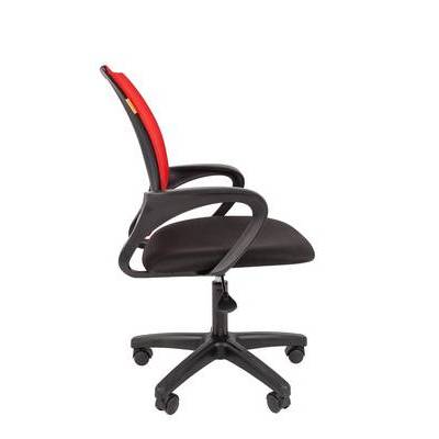 Chairman 696 LT (Ткань черная/сетка красная) Офисное кресло