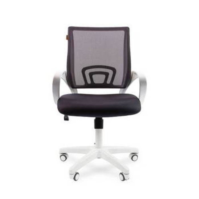 Chairman 696 White Офисное кресло в серой TW-12 ткани, сетка серая
