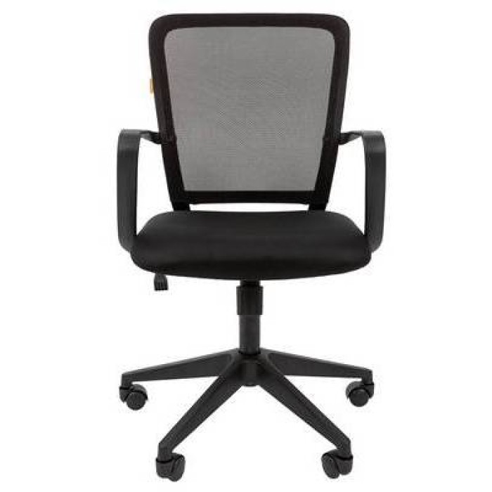 Chairman 698 Офисное кресло в черной TW-11 ткани, сетка черная