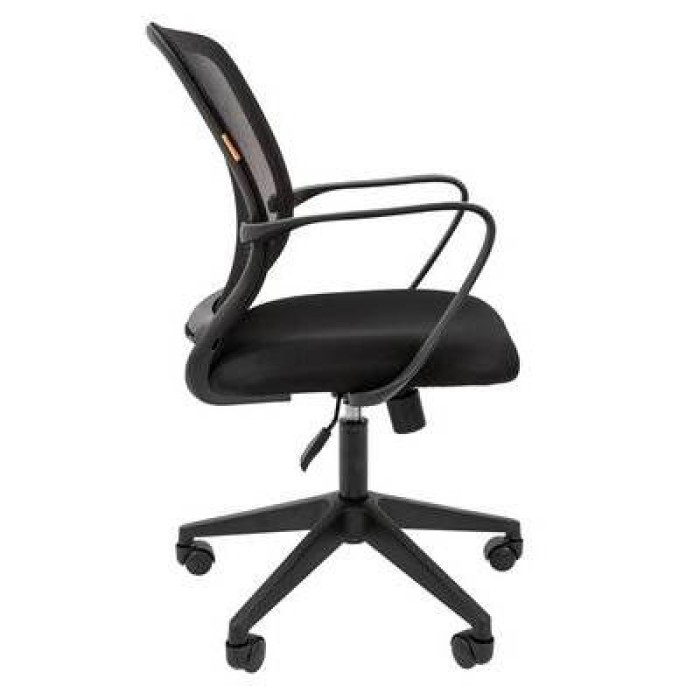Chairman 698 Офисное кресло в черной TW-11 ткани, сетка черная