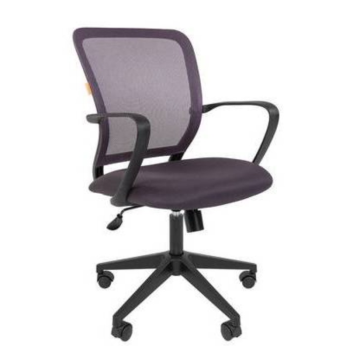 Chairman 698 Офисное кресло в серой TW-12 ткани с серой сеткой