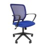 Chairman 698 (Ткань TW-10 синяя/сетка синяя) Офисное кресло