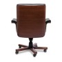 Cadis B (Черная кожа/темный орех) Кресло руководителя