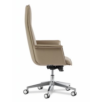 Epsilon Luxe A (Бежевая кожа) Кресло руководителя