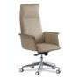 Epsilon Luxe A (Бежевая кожа) Кресло руководителя