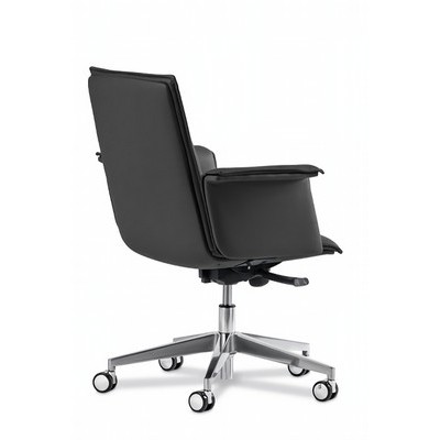 Epsilon Luxe B (Черная кожа) Кресло руководителя