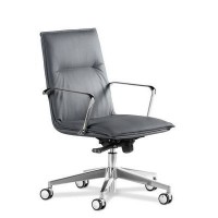 Epsilon S-Line B (Серая кожа) Кресло руководителя