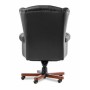 Gent A (Черная кожа/темный орех) Кресло руководителя