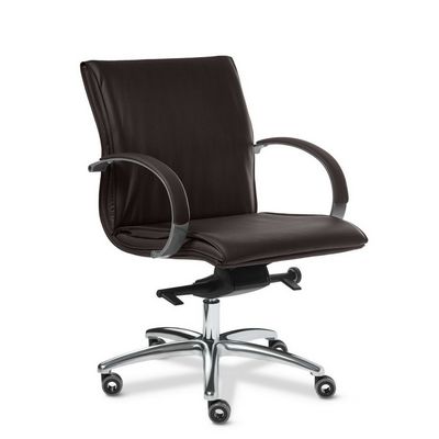 Laguna B (Коричневая кожа) Кресло руководителя