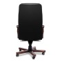 Minister A (Черная кожа/темный орех) Кресло руководителя
