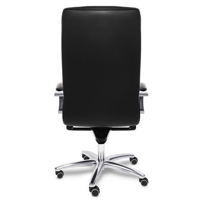 Orion Chrome A (Черная кожа) Кресло руководителя