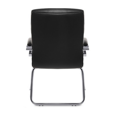 Orion Chrome D (Черная кожа) Конференц-кресло