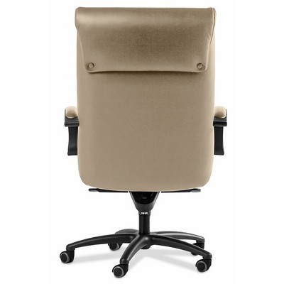 Paris Black A (Бежевая кожа) Кресло руководителя