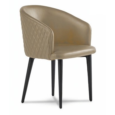 Ruan D metall (Бежевая кожа) Конференц-кресло