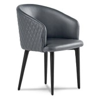 Ruan D metall (Серая кожа) Конференц-кресло