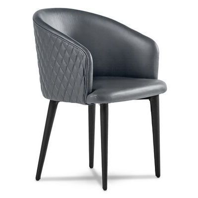 Ruan D metall (Серая кожа) Конференц-кресло