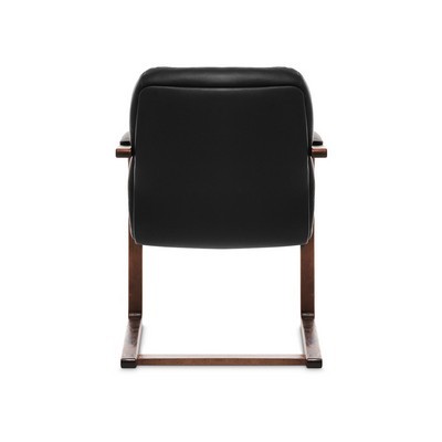 Senator C (Черная кожа/темный орех) Конференц-кресло