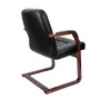 Verona C (Черная кожа/темный орех) Конференц-кресло