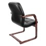 Victoria C (Черная кожа/темный орех) Конференц-кресло