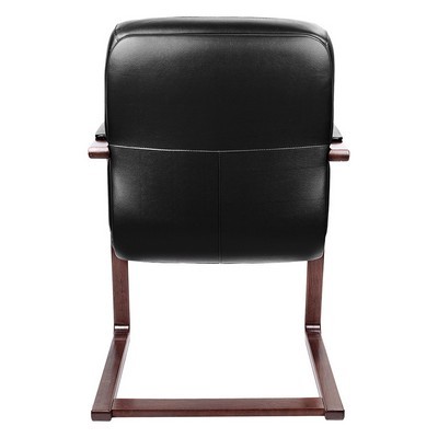 Victoria C (Черная кожа/темный орех) Конференц-кресло