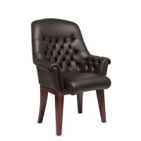 Zurich BD (Коричневая кожа/темный орех) Конференц-кресло