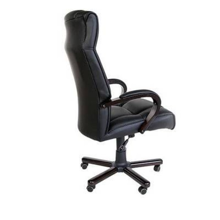 Chair A Кресло руководителя в черной экокоже