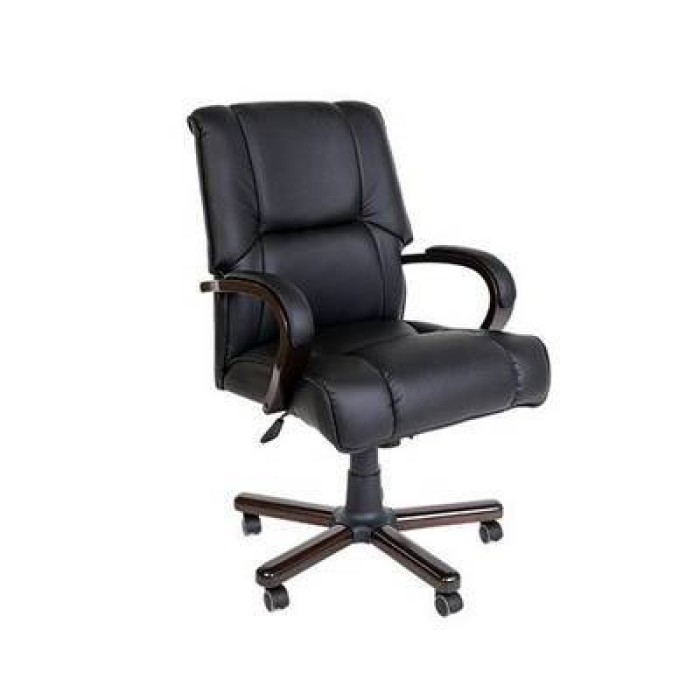 Chair B Кресло руководителя в черной экокоже