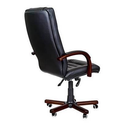 Myra A (Натуральная кожа черная) Кресло руководителя