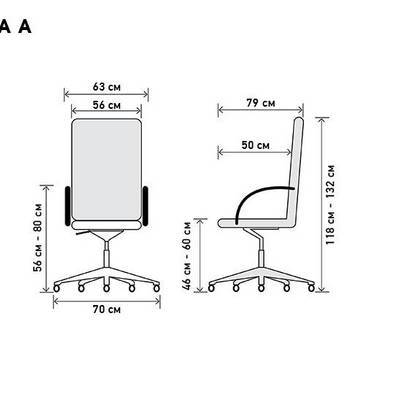 Myra A (Натуральная кожа черная) Кресло руководителя