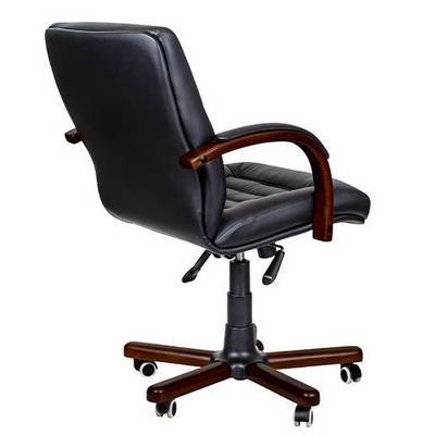 Myra B (Натуральная кожа черная) Кресло руководителя
