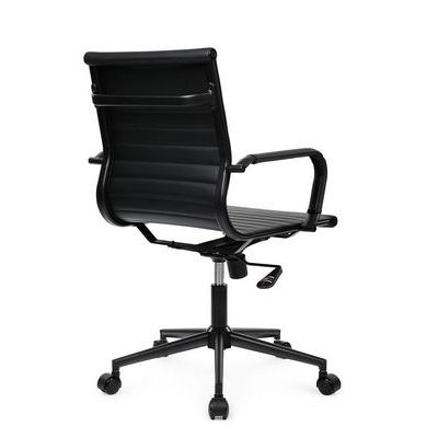 РВ Чейр Хьюго RCH 6002-2SEB (Черный/Черный металл) Кресло руководителя