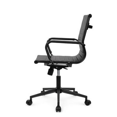 РВ Чейр Хьюго RCH 6002-2SEB (Черный/Черный металл) Кресло руководителя