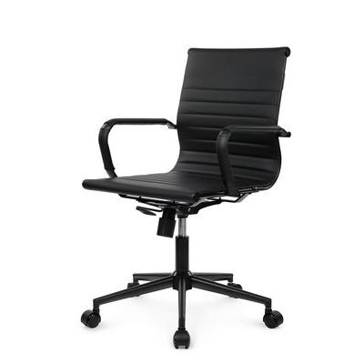 РВ Чейр Хьюго RCH 6002-2SEB (Черный/Черный металл) Кресло руководителя