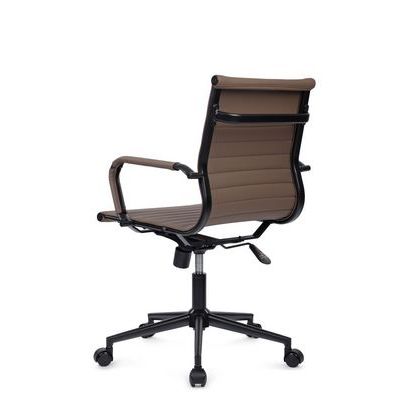 РВ Чейр Хьюго RCH 6002-2SEB (Коричневый/Черный металл) Кресло руководителя