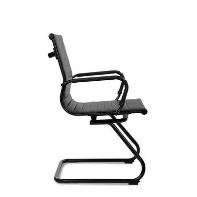 РВ Чейр Хьюго RCH 6002-3SEB (Черный/Черный металл) Конференц-кресло