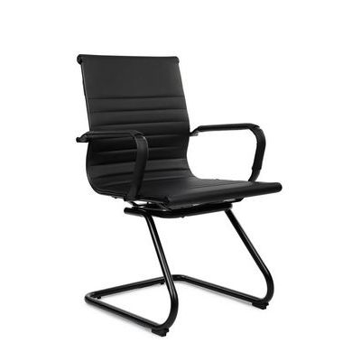 РВ Чейр Хьюго RCH 6002-3SEB (Черный/Черный металл) Конференц-кресло