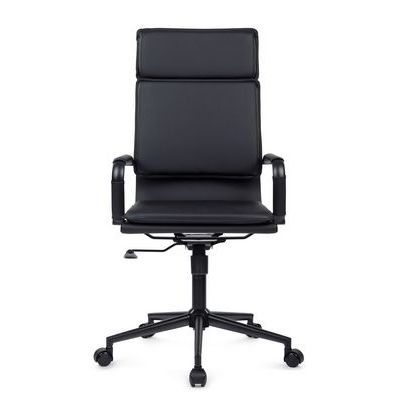 РВ Чейр Хьюго RCH 6003-1SEB (Черный/Черный металл) Кресло руководителя