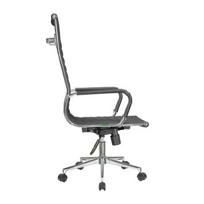 Riva Chair Hugo 6002-1S (Экокожа черная) Кресло руководителя