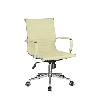 Riva Chair Hugo 6002-2S (Экокожа бежевая) Кресло руководителя