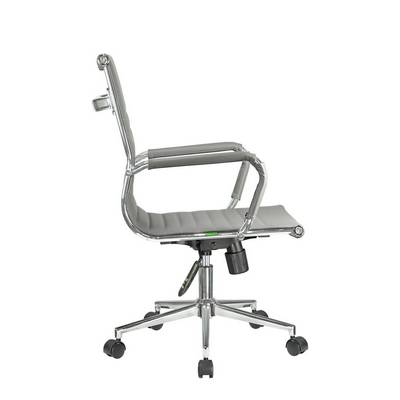 Riva Chair Hugo 6002-2S (Экокожа серая) Кресло руководителя